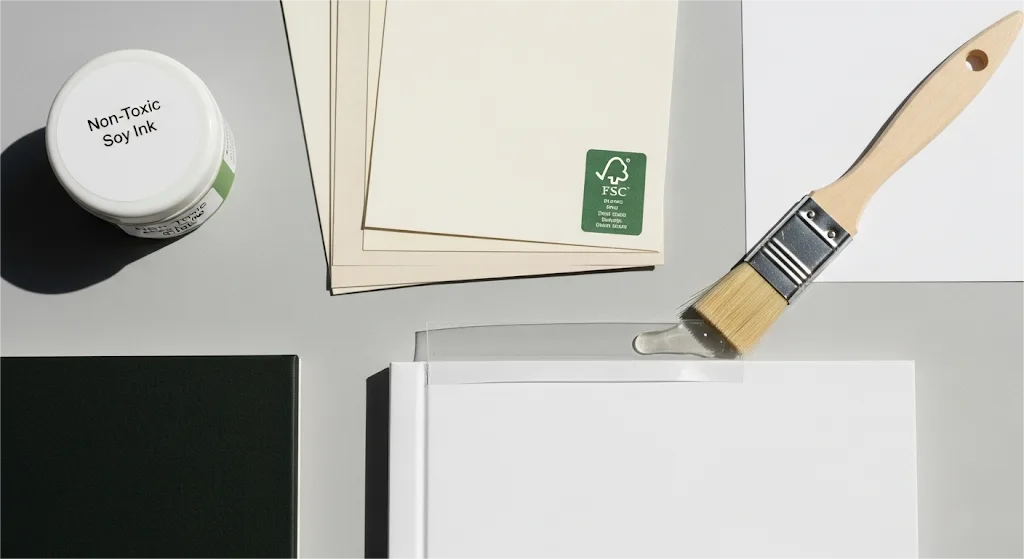 Les matériaux utilisés pour l'impression de livres pour enfants, notamment l'encre de soja non toxique et le papier certifié Fsc, garantissent la sécurité de l'impression des livres pour enfants.