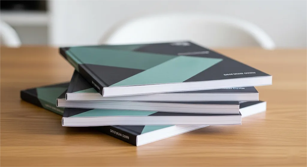 Uma pilha de livros de capa mole de alta qualidade