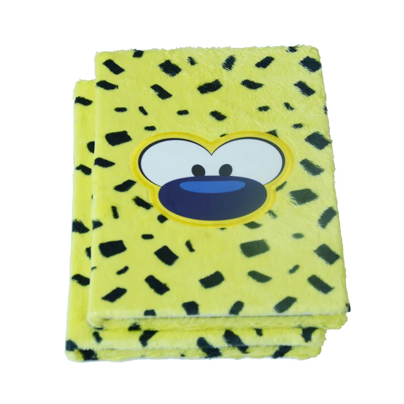 Custom Plush Fabric Cover Notebooks