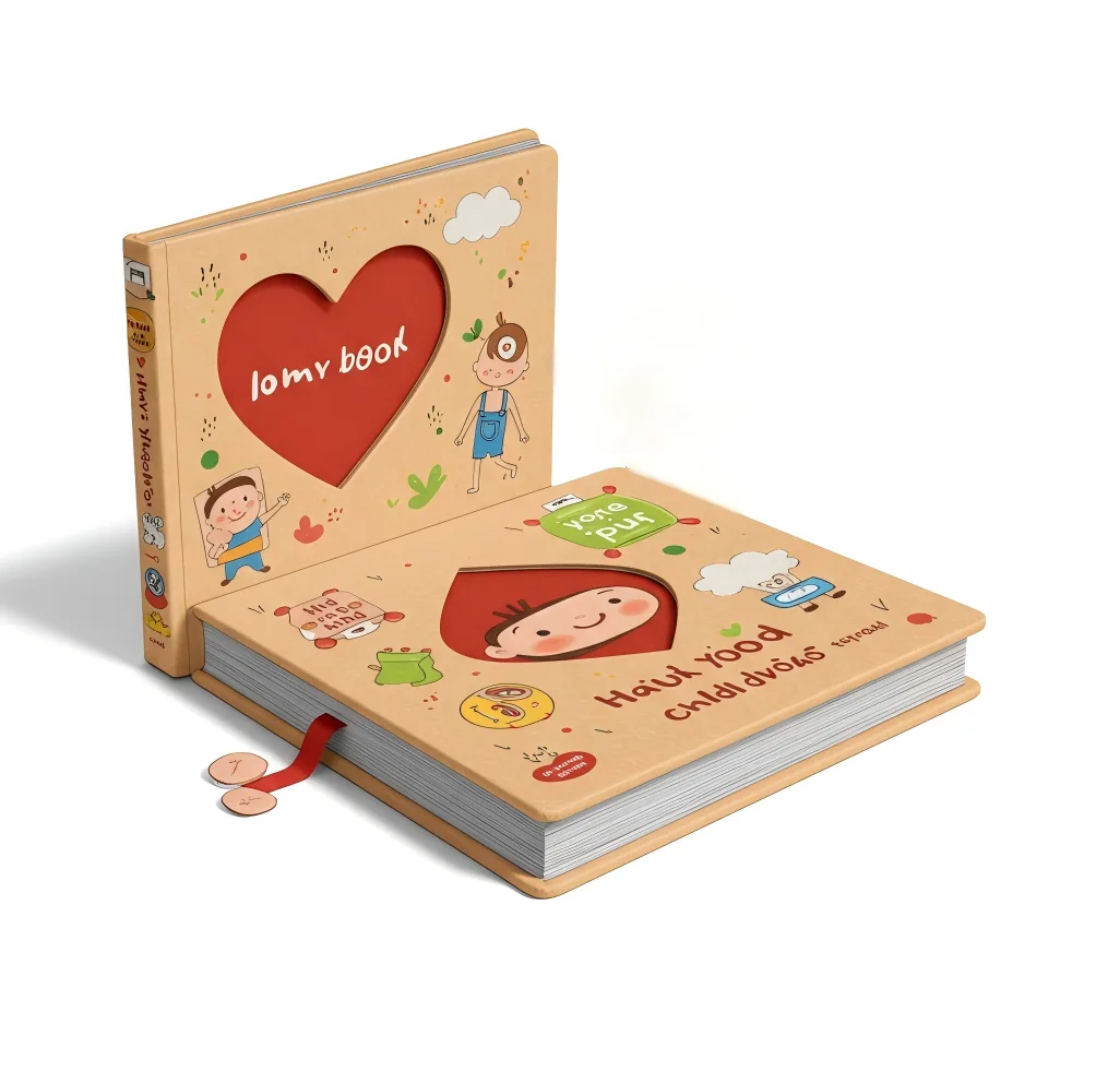 Impression d'un livre cartonné de forme personnalisée 1