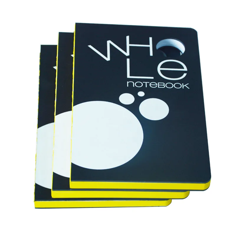 Open Spine Notebook Printing With Painted Edge