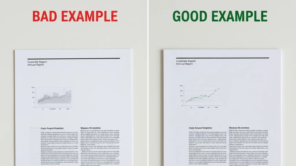 A Side By Side Comparison Showing The Difference Between Low Opacity Paper With Ink Show Through And High Opacity Professional Paper.