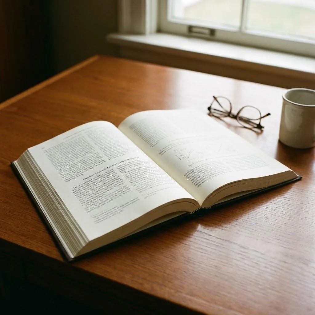 Smyth Sewn Academic Journal With 180 Degree Lay Flat Binding On A Desk.