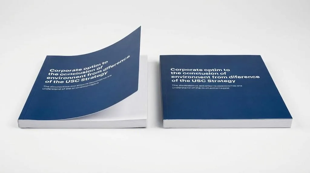 Visual Comparison Between A Warped Book Cover And A Perfectly Flat Book Cover Using Tension Balance Engineering.