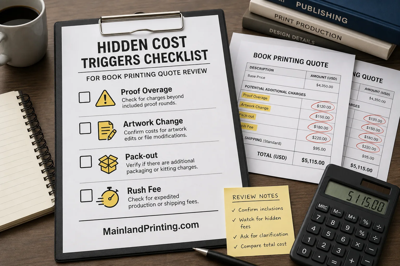 hidden cost triggers in book printing quote review Hidden Cost Triggers In Book Printing Quote Review