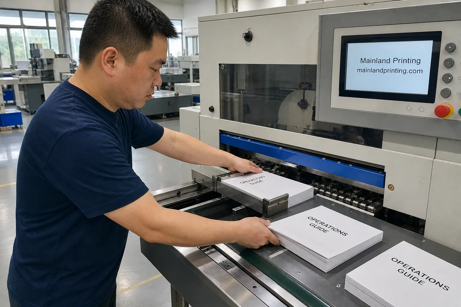 Paperback Bindery Eva Pur Spine Prep