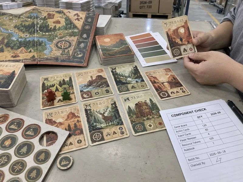 Board game card printing custom decks