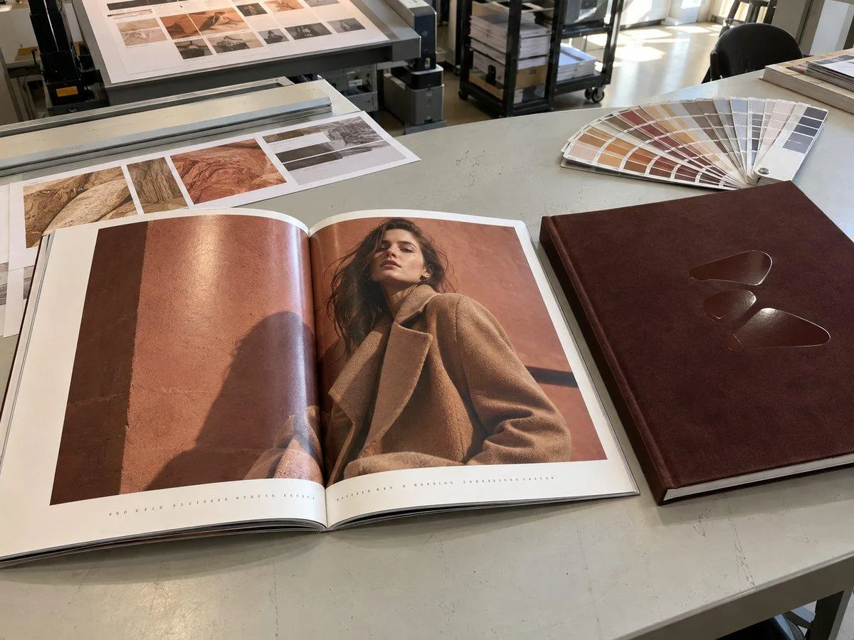 Brand lookbook catalog printing