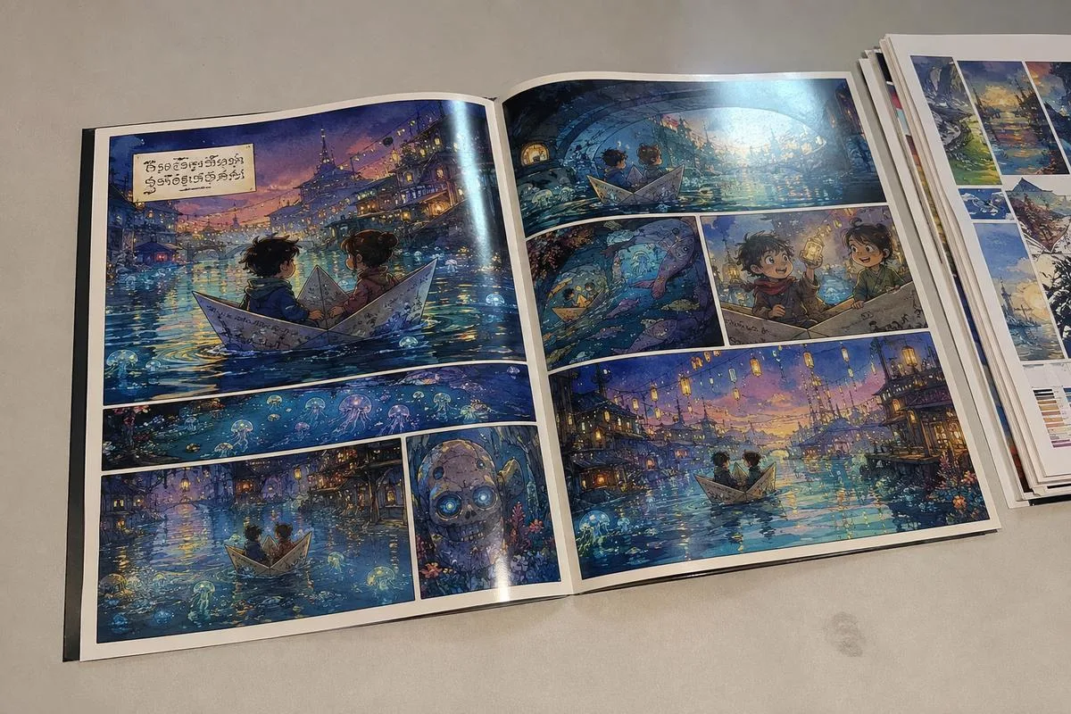 coated paper color interior pages