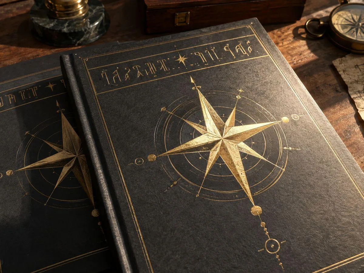 Foil stamping catalog cover