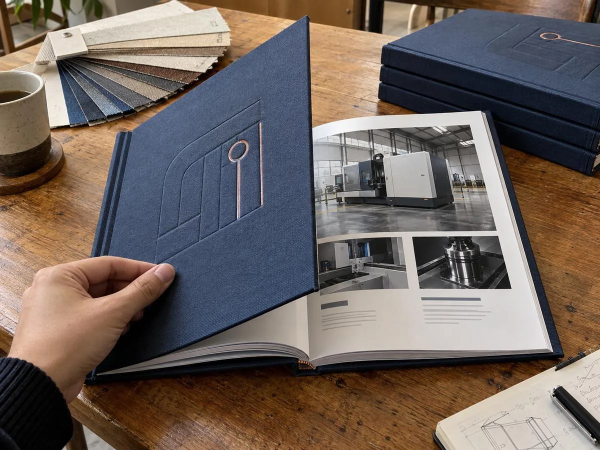 Hardcover catalog printing