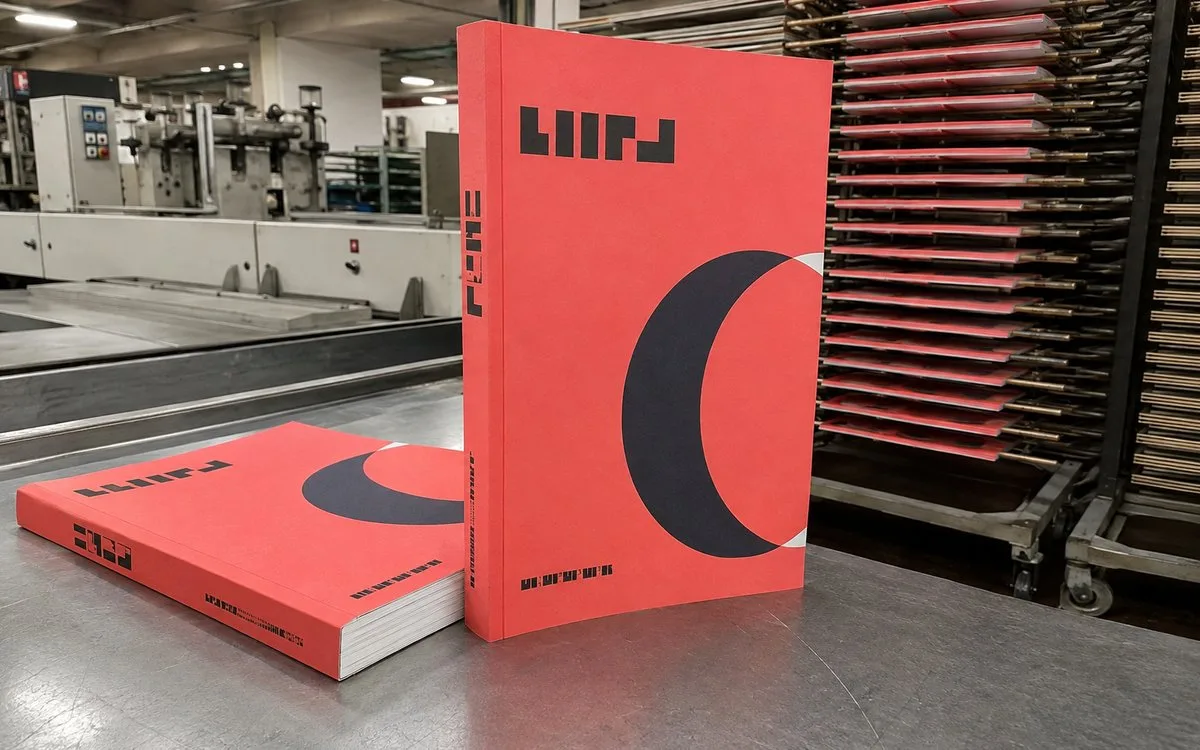 Perfect bound magazine printing