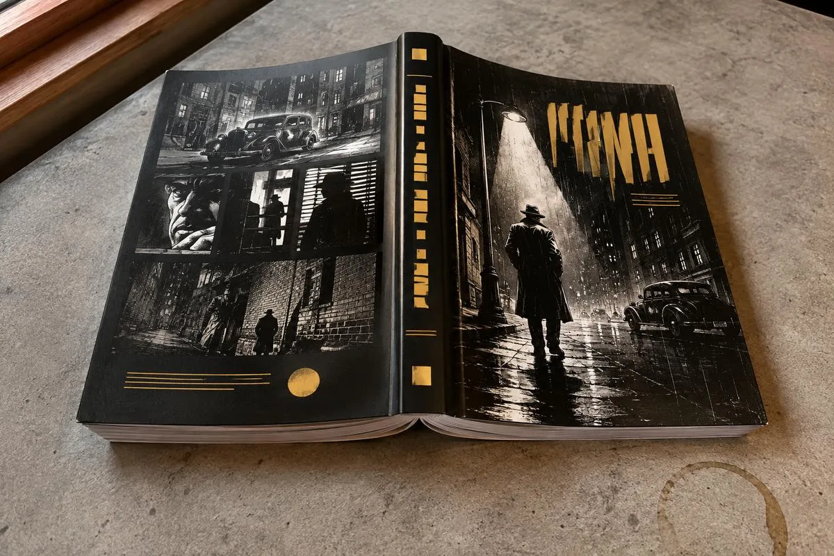 PUR perfect bound graphic novel