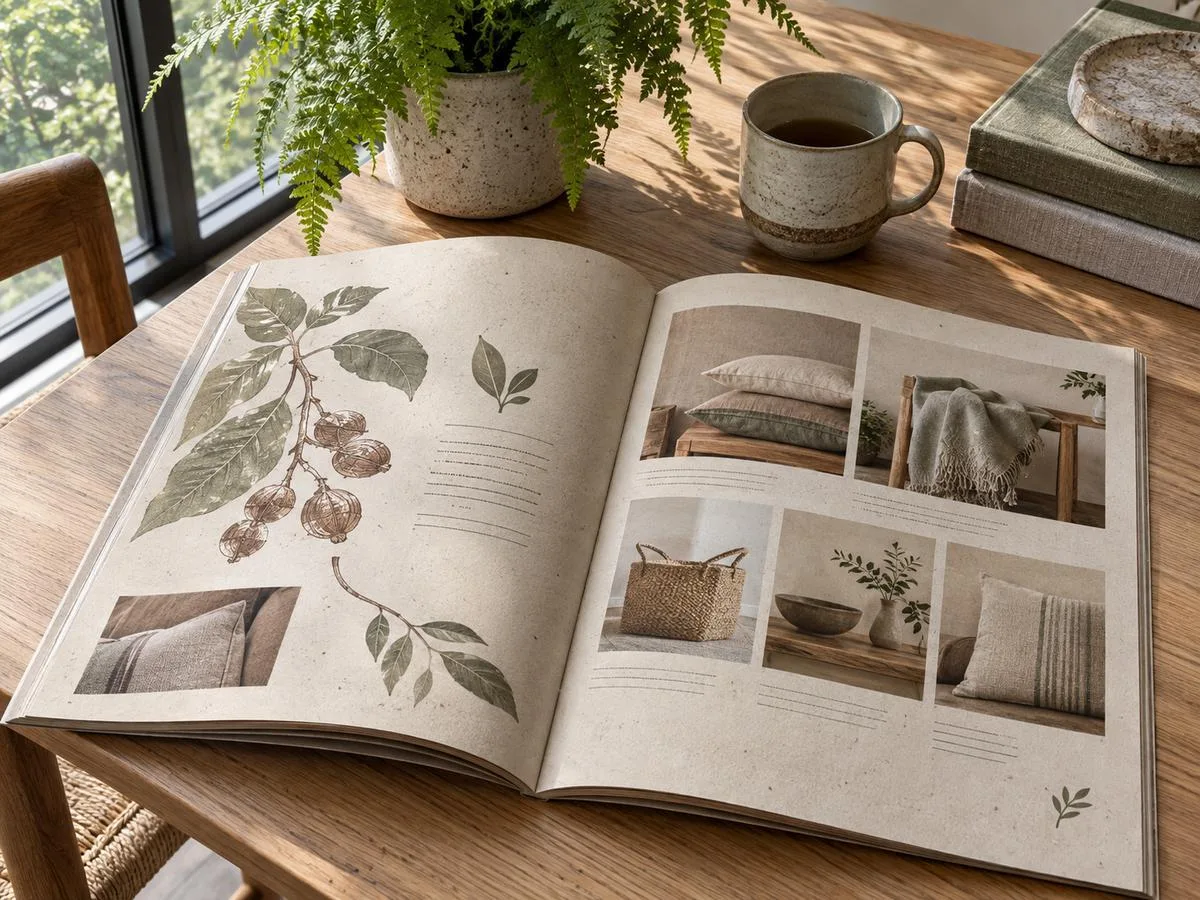 Recycled FSC catalog paper