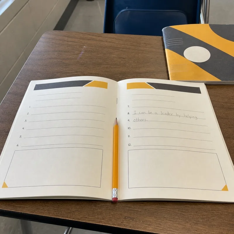 saddle stitched training workbook writable pages