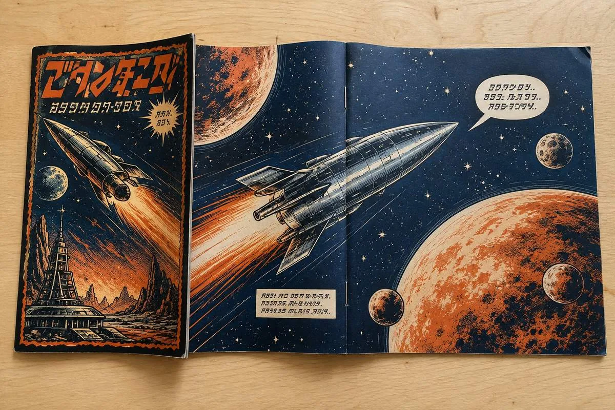 saddle stitch comic booklet printing