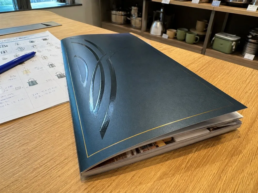 separate cover catalog laminated board