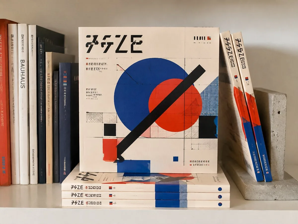 Square magazine format printing
